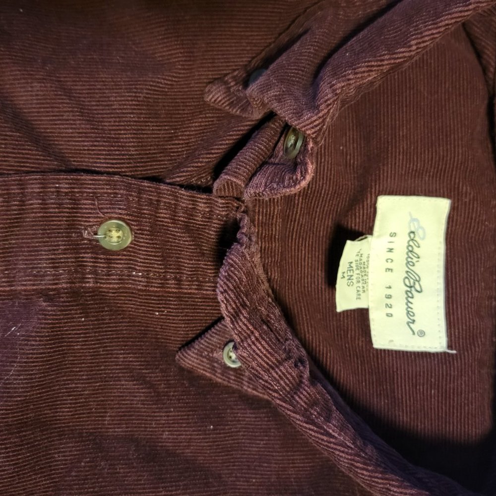 Almost like new corduroy button down shirt